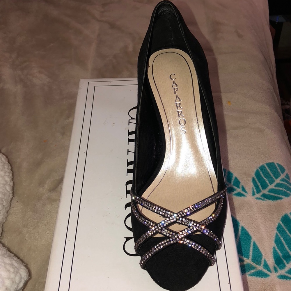 Black Suede ELIZA heels